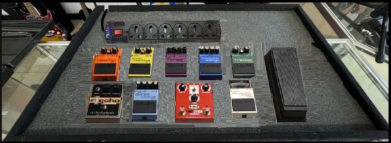 the pedal board